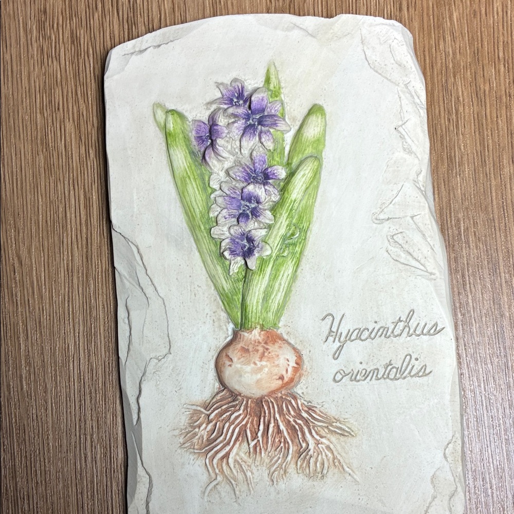 Hyacinth plaque